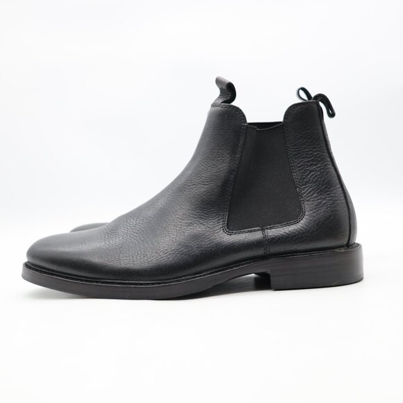 Polo Ralph Lauren Normanton Chelsea Boots Men's 10.5 D Black Leather Pull On - Picture 3 of 8